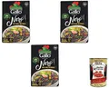 Produktbild: 3x Riso Gallo Riso Nero Integrale,Vollkorn Schwarzer Reis,100% Italienischer Reis,500-g-Packung + Italian Gourmet Polpa di Pomodoro 400g Dose