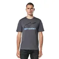Produktbild: Alpinestars Herren T-Shirt Always 2.0 Csf Tee Kurzarmshirt für Männer mit Rundhalsausschnitt Kohle/Schwarz/Blau M