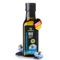 Produktbild: Kräuterland Bio Schwarzkümmelöl 100ml, GEFILTERT, kaltgepresst, 100% Nigella Sativa, ohne Zusatz von Aromen, ohne Frabstoffe, ohne Konservierungsstoffe - direkt aus unserer hessischen Ölmühle