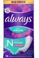 Produktbild: always Daily Fresh Slim Flexistyle Slipeinlagen 74er Pack