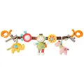 Produktbild: Fehn Kinderwagenkette Spielzeug Safari – Baby Mobile Kette mit niedlichen Figuren zum Aufhängen an Kinderwagen, Babyschale oder Kinderbett – Kinderwagen Zubehör für Babys und Kinder ab 0+ Monaten