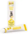 Produktbild: GimCat Cheese Biotin Paste Katzensnack Käse Zink Leinöl Fell Haut Krallen 50g