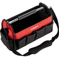 Produktbild: Wiltec - Faltbare Werkzeugtasche 40 X 19 X 25 Cm Bis 30 Kg, Werkzeug Tasche 14 Fächer, Arbeitstasche Mit Schultergurt, Transporttasche Wasserresistent