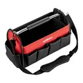 Produktbild: Wiltec faltbare Werkzeugtasche 40 x 19 x 25 cm bis 30 kg, Werkzeug Tasche 14 Fächer, Arbeitstasche mit Schultergurt, Transporttasche wasserresistent