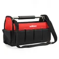 Produktbild: Wiltec Werkzeugtasche 41x19x25,5cm Arbeitstasche 14 Fächer Werkzeug Tasche Gurt
