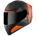 Produktbild: Bogotto Motorradhelm V128 Strada Helm, integriertes Sonnenvisier schwarz XL
