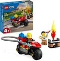 Produktbild: LEGO City Feuerwehr-Motorrad, Feuerwehr-Spielzeug für Kinder ab 4 Jahren