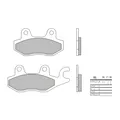 Produktbild: Bremsbeläge Brembo 07YA2206 Carbon Ceramic mit Zulassung für Hyosung Yamaha
