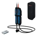 Produktbild: Bosch Professional Spannungsprüfer GVT 1000-15 mit 2x 1,5 V LR03-Batterie (AAA) in Schutztasche - 0601077800