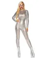 Produktbild: Leg Avenue Kostüm Laser Cut Catsuit metallic, Sexy SciFi-Suit - garantiert nicht blickdicht!