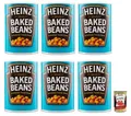 Produktbild: 6x Heinz Baked Beans Weiße Bohnen in Tomatensauce,reich an Ballaststoffen, reich an Eiweiß und wenig Fett,415g Dose + Italian Gourmet Polpa di Pomodoro 400g Dose