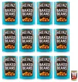 Produktbild: 12x Heinz Baked Beans Weiße Bohnen in Tomatensauce 415g+Polpa