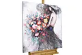 Produktbild: KUNSTLOFT Gemälde Flower Girl 80x80 cm, Leinwandbild 100% HANDGEMALT Wandbild Wohnzimmer