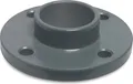 Produktbild: Mega Klebeflansch PVC-U DN110 x 125 mm DIN Flansch x Klebemuffe 16 bar, grau