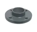 Produktbild: Mega Group Gewindefitting Klebeflansch PVC-U DIN Flansch x Klebemuffe 10 - 16 bar, grau, DN110 x 125 mm - LK 190 mit 8 x Ø 18 mm (PN16)