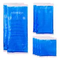 Produktbild: relaxdays Kühlpad-Set 8er 10026303_0 blau, 1 Set
