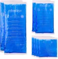 Produktbild: Relaxdays Kühlpads Gel 8er Set Erste Hilfe wiederverwendbar 3 Größen 10026303