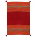 Produktbild: Pergamon Wollteppich Natur Teppich Kelim Navarro, Rechteckig, Höhe: 8 mm rot 120 cm x 180 cm x 8 mm
