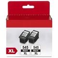 Produktbild: PG-545XL 545 XL Schwarz Druckerpatronen für Canon PG 545 XL 545XL, für Canon Pixma TS3450 MG2550S MG2555S TR4550 TR4551 TS3150 TS3151 MG2950 MG3050 MX490 MX495 iP2850 MG2450 MG3053 Druckers (2er-Pack)