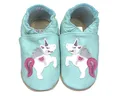 Produktbild: HOBEA-Germany Kitaschuhe Einhorn mint 22/23 (1½ - 2 Jahre) Kautschuksohle Lauflernschuh