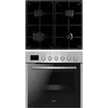 Produktbild: Amica EHEG 934 112 E EEK: A Einbauherd-Set mit Gaskochfeld, 60 cm breit, 65 L, W
