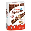 Produktbild: Kinder bueno 6 einzeln verpackte Waffel Riegel mit Füllung 129g