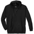 Produktbild: AHORN SPORTSWEAR Kapuzensweatshirt Sweatshirt Ahorn Übergröße schwarz Kapuze schwarz 6XL