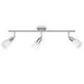 Produktbild: BRILLIANT Lampe Sofia Spotrohr 3flg eisen/chrom/weiß | 3x D45, E14, 40W, geeigne