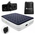 Produktbild: Juskys Luftmatratze Selbstaufblasend 150x200cm - Luftbett 2 Person mit integr. Luftpumpe - ideal als Gästebett oder Camping Matratze - wasserdicht