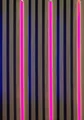 Produktbild: LED Leuchte Pink Kunststoffschiene-schwarz 3x50cm + Netzteil #3452