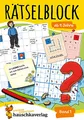 Produktbild: Rätselblock ab 9 Jahre - Band 1: Bunter Rätselspaß für Kinder - Kreuzworträtsel, Labyrinth, Sudoku, Konzentrationstraining und logisches Denken fördern (Rätselbücher, Band 634)