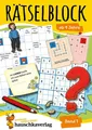 Produktbild: Rätselblock ab 9 Jahre, Band 1, A5-Block | Buch | 9783881006347