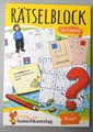 Produktbild: Hauschka Rätselblock ab 9 Jahre, Band 1, A5-Block Taschenbuch 64 Seiten Neu