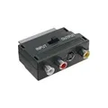 Produktbild: InLine Adapter - 1 x Scart Stecker (20Pol) - 4pol mini DIN Buchse S-VHS und 3x Cinch Buchse (Audio R, Audio L und Video) (89953)