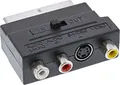 Produktbild: InLine Scart Adapter, Scart (in/out) an 3x Cinch Buchse