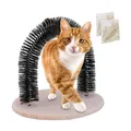 Produktbild: Enthaarungsbogen Katzenbogen Massagebogen Kratzbogen Katzen Bürste Katzenminze