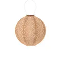 Produktbild: LUMIZ Solarlaterne - für Außen - Lace - Runden - Gartenbeleuchtung - Solarlampen - Gartendeko - 30cm - Aprikose