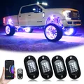 Produktbild: Auto RGB LED Rock Licht Kit Multicolor Hell Neon Light mit APP/RF-SteuerungDI...