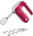 Produktbild: Bosch MFQ40304 Styline Colour Handrührer, 500W, 5 Geschwindigkeitsstufen, rot