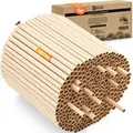 Produktbild: BEESI 300x Nisthülsen für Insektenhotel 15 cm lang Durchmesser 6 UND 8 mm gemischt inkl. E-Book für Insektenhotel