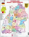 Produktbild: Puzzle - Baden-Württemberg (politisch) (2018) | Puzzle | Larsen