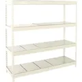 Produktbild: PROREGAL Schwerlastregal Metal Beast Four HxBxT 200 x 150 x 75 cm Fachlast 600 kg Weiß