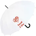Produktbild: iX-brella 16-teiliger Hochzeitsschirm mit Automatik I love you personalisiert