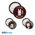 Produktbild: DEMON SLAYER - Button 3er Set - Tanjiro & Nezuko S2