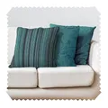 Produktbild: NOVELY® 3er-Set DEKOKISSEN Sofakissen Couchkissen Kissenbezug Füllung Zierkissen 40x40 cm Wohnzimmer Kissen Kissenhülle Farbe: 17 Petrol | Ausführung: nur Bezüge (ohne Füllung)