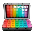 Produktbild: Tablettenbox Medikamentenbox 7 Tage luftdicht & lebensmittelecht Organizer