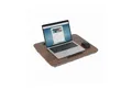 Produktbild: relaxdays Laptop Tablett Laptopkissen mit Handyhalter, Faserplatte