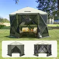 Produktbild: VEVOR Gartenzelt Faltpavillon Partyzelt Popup Zelt 6 Personen 3,05x3,05x2,29m