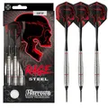 Produktbild: Harrows Rage Tungsten Style Darts | Softdarts-Set mit Tragetasche | 18 und 20| Enthält Speedline-Schäfte und 100-Mikron-Rage-Flights