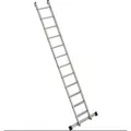 Produktbild: Euroline Premium 30174 Alu Stufenanlegeleiter mit Integriertem Anlegegummi 12 Stufen